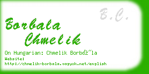 borbala chmelik business card